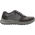 Hush Puppies Alexander Chaussures Pour Hommes En Cuir Gris À Lacets