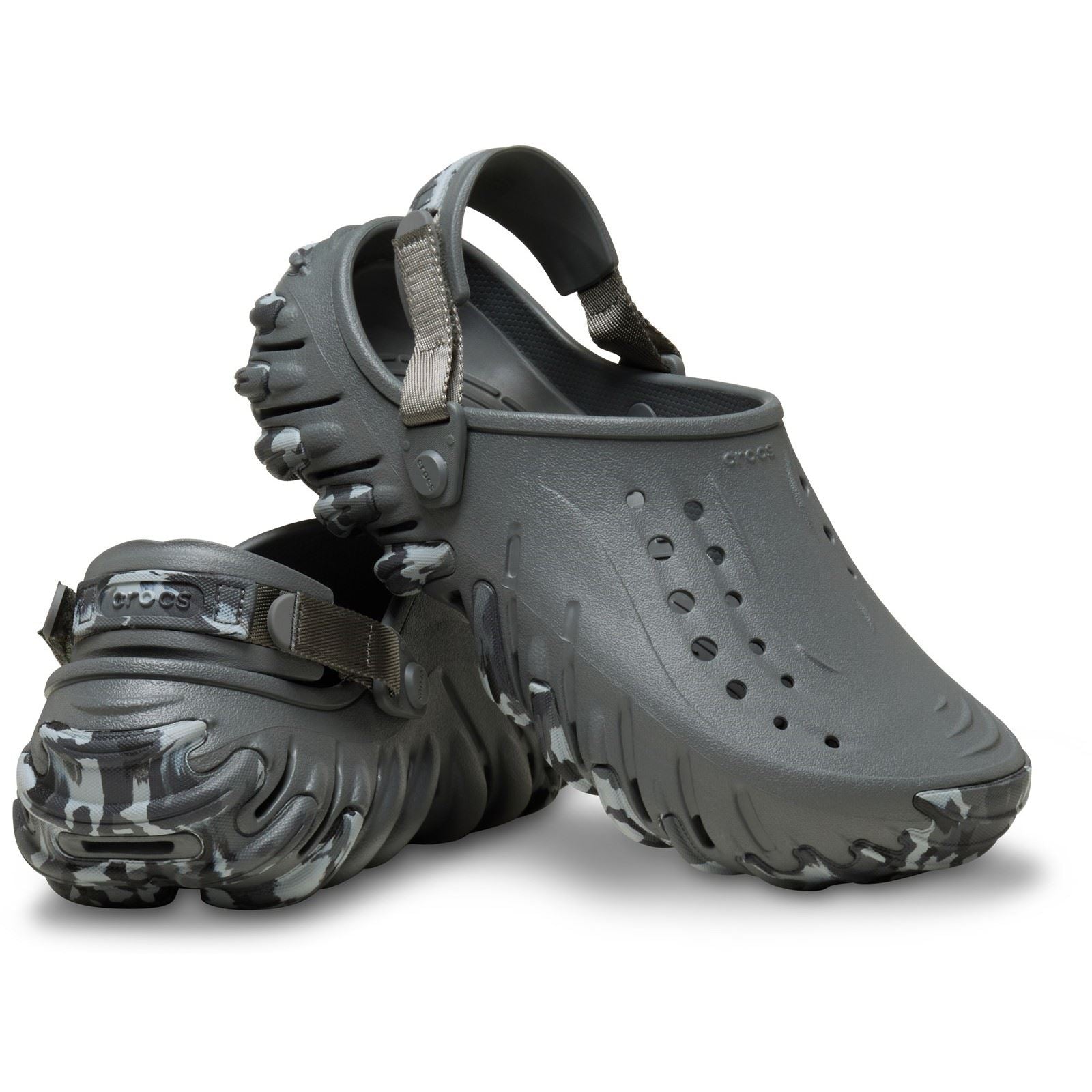 Crocs Echo Ro Sabots Thermoplastiques Gris Ardoise/Multi