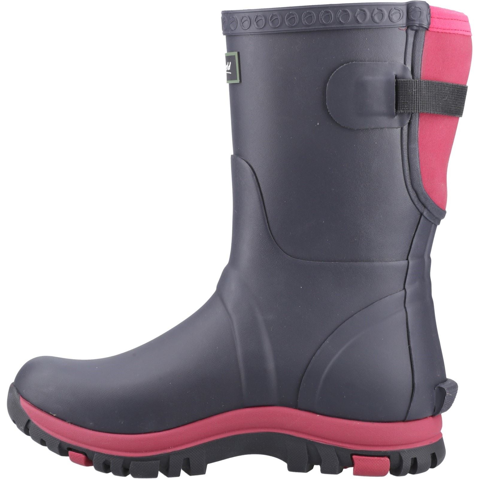 Cotswold Realm Bottes En Caoutchouc Pour Femmes Bleu Marine/Rose
