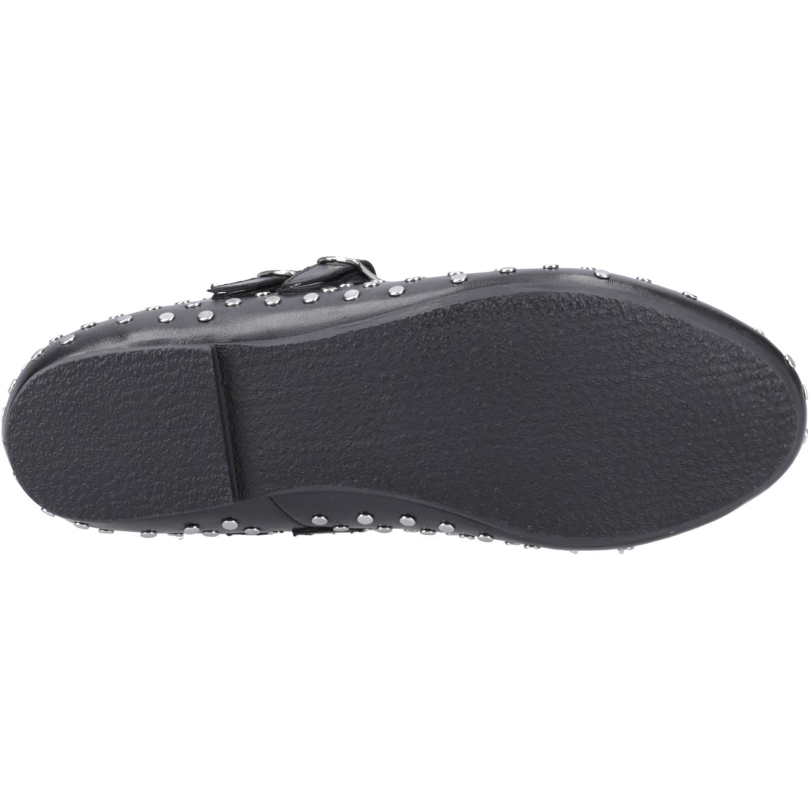 Hush Puppies Nixie Chaussures Noires Pour Femmes En Cuir