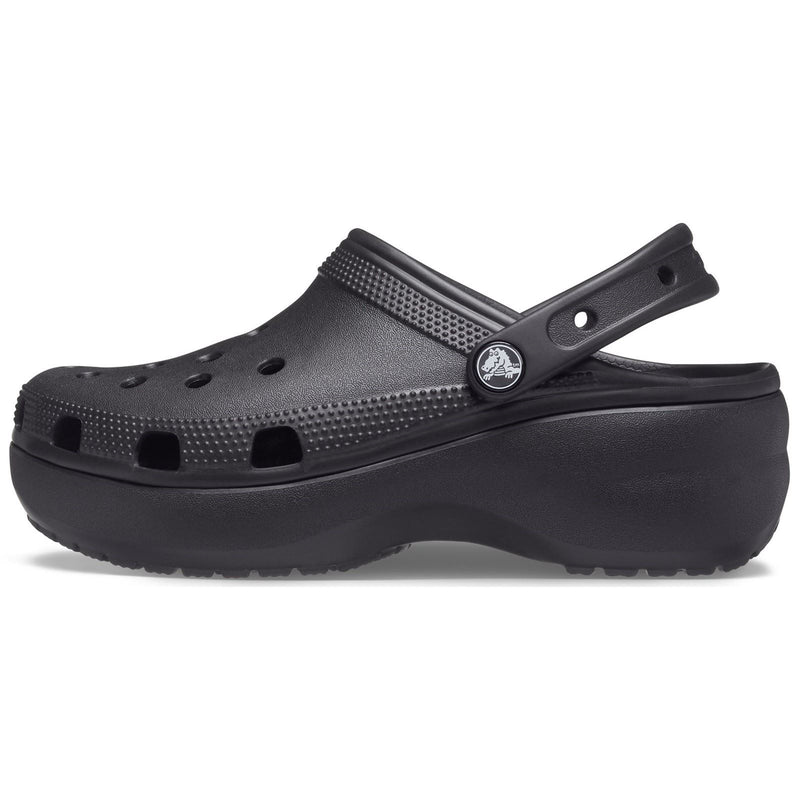Crocs Classic Platform Sabots noirs pour Femmes en Thermoplastique