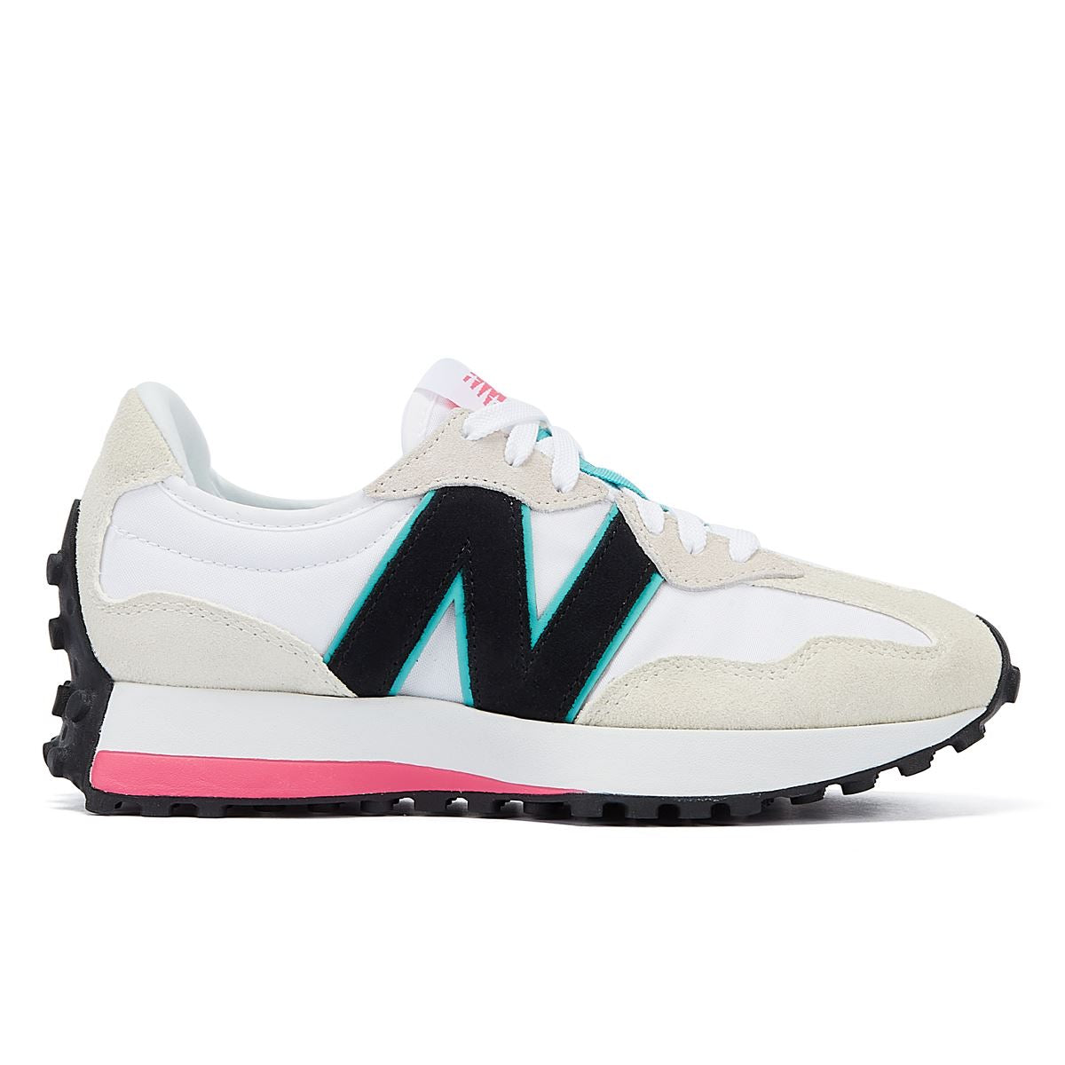 New Balance 327 Baskets Pour Femmes Rose/Bleu Turquoise