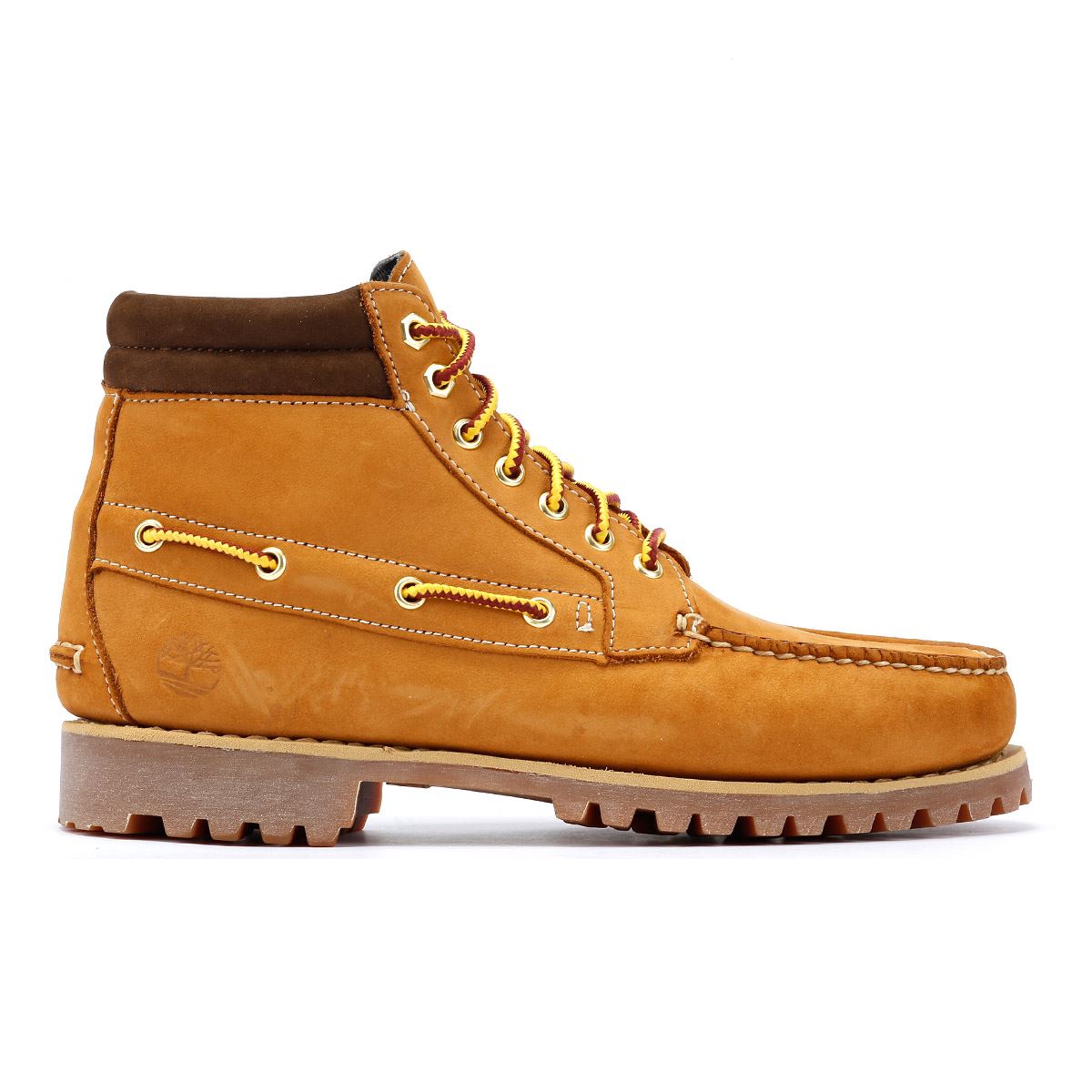 Timberland Authentic Bottes En Cuir Marron Pour Hommes
