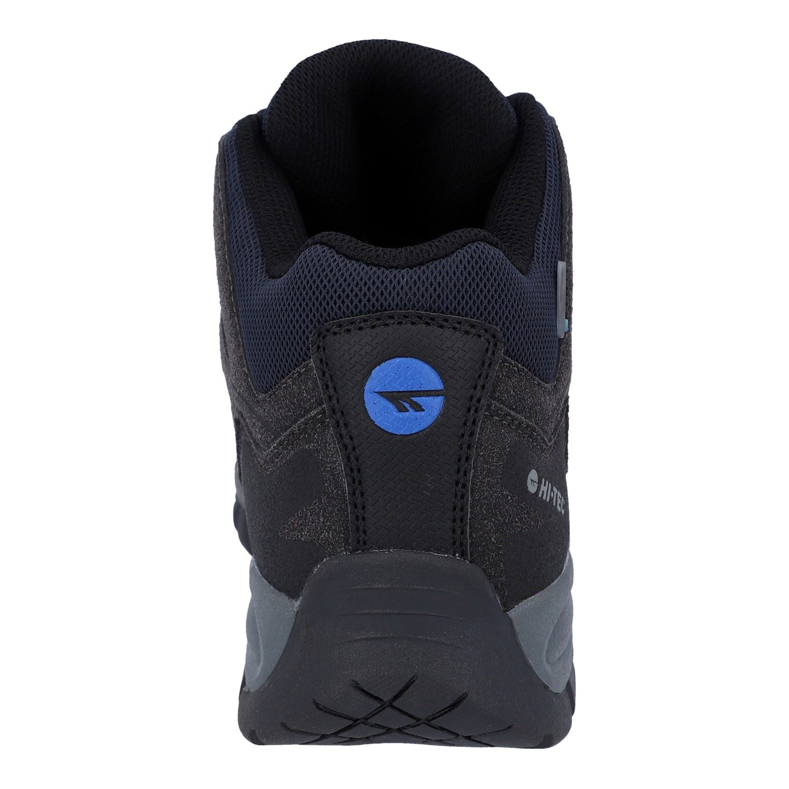 Hi-Tec Corzo Mid Bottes De Randonnée Pour Hommes En Polyuréthane Couleur Charbon/Marine