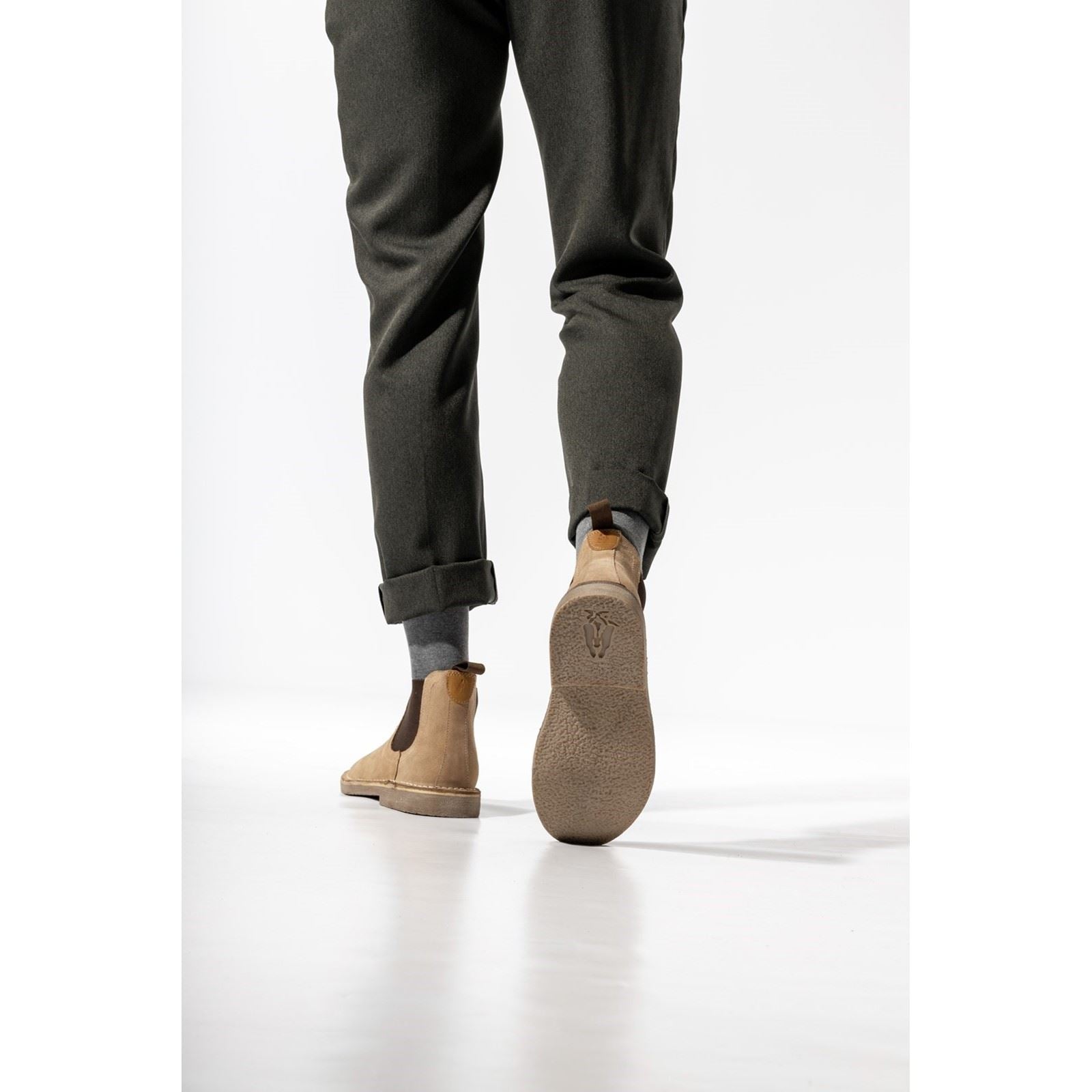 Hush Puppies Shaun Bottes En Daim Pour Homme, Couleur Sable