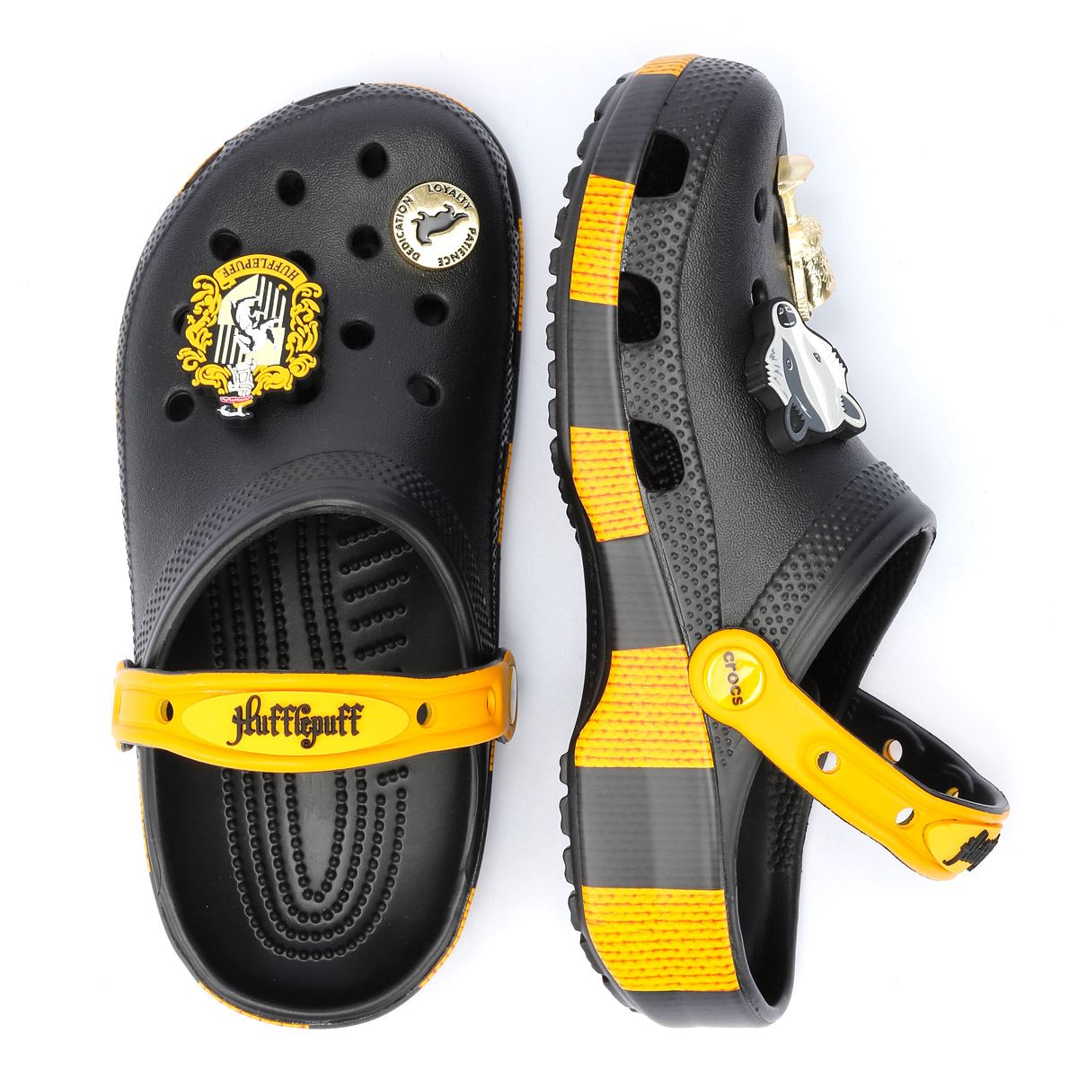 Crocs Hufflepuff (Poufsouffle) Classic Sandales Jaunes Pour Femmes