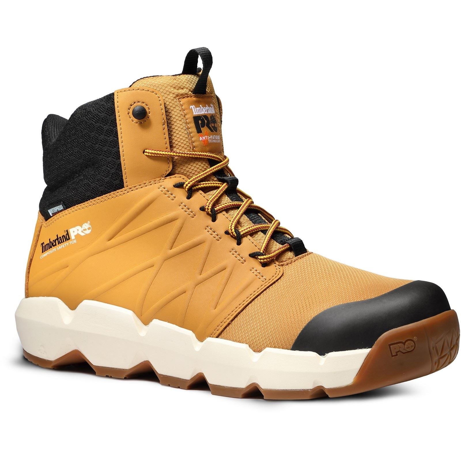 Timberland Pro Bottes De Sécurité En Cuir Blé Morphix 6"