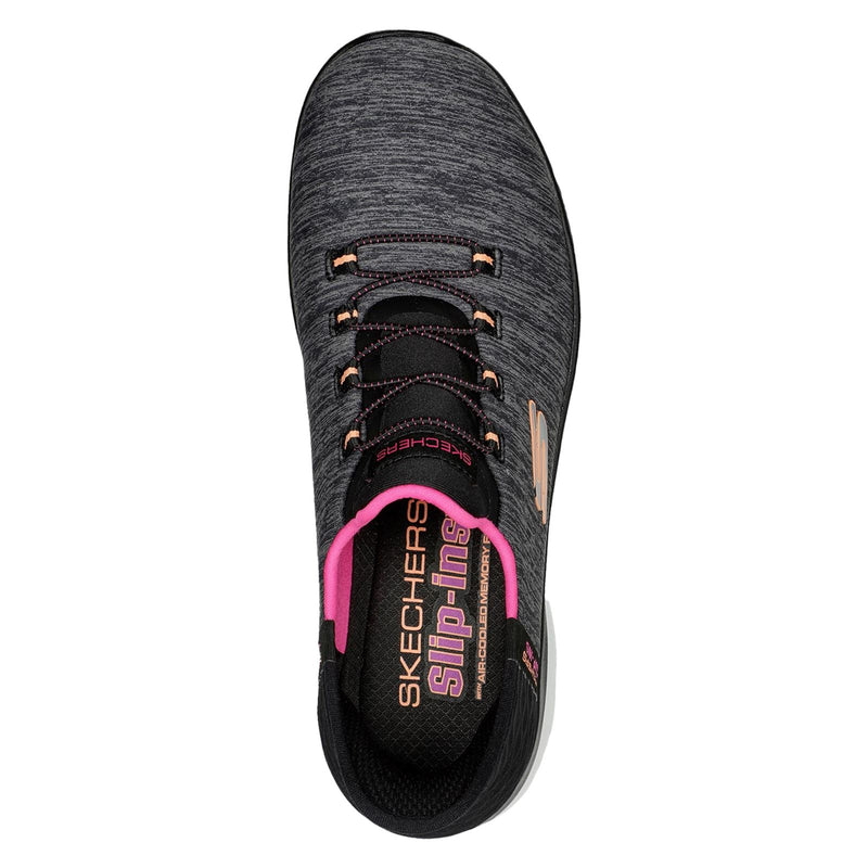 Skechers Summits Dazzling Haze Chaussures De Sport Pour Femmes Noires/Multicolores