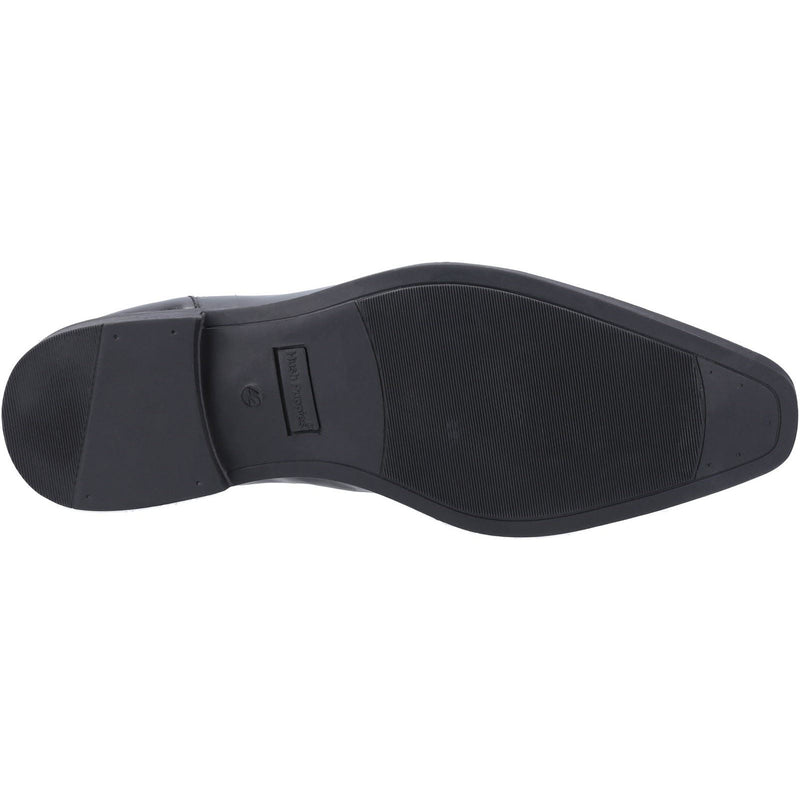 Hush Puppies Ezra Chaussures En Cuir Noir À Lacets Pour Hommes