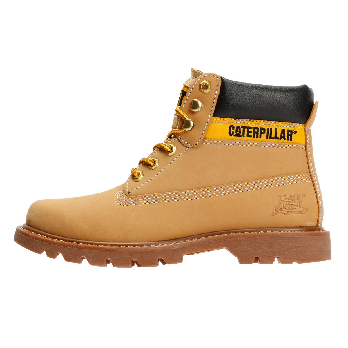 Caterpillar Colorado 2.0 Tractor Bottes Beiges En Cuir Pour Homme
