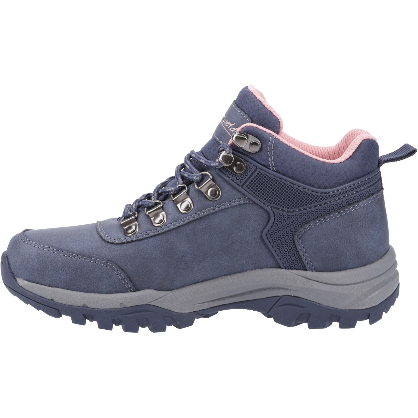 Cotswold Overbury Bottes De Randonnée Pour Femmes En Polyuréthane, Bleu Marine