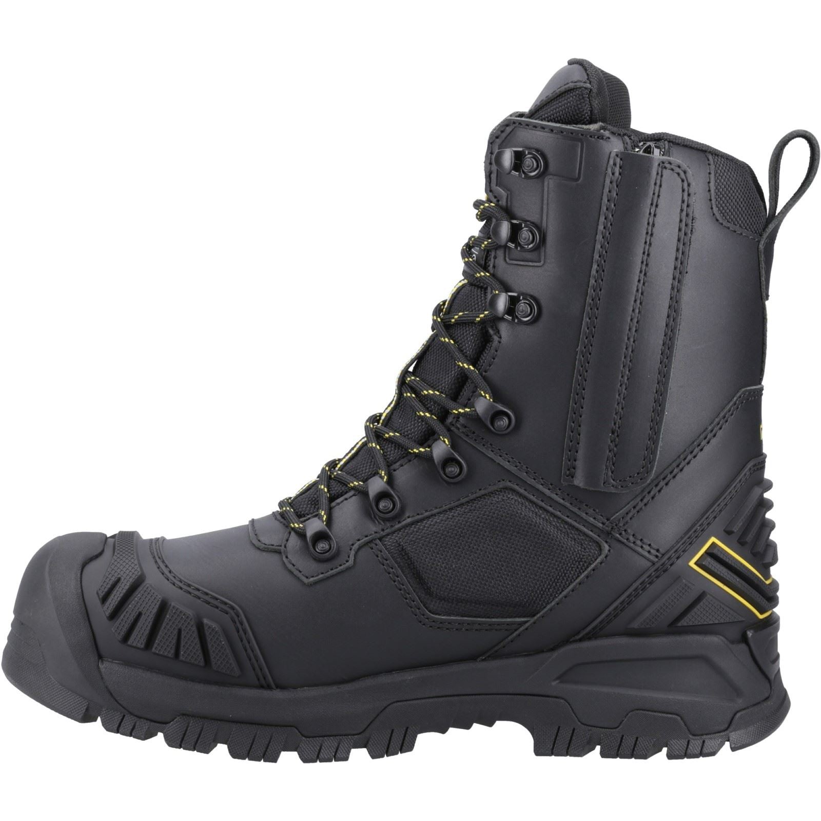 Amblers Safety Bottes De Sécurité Noires En Cuir Dynamite