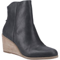 TOMS Casey Bottes En Cuir Noires Pour Femmes