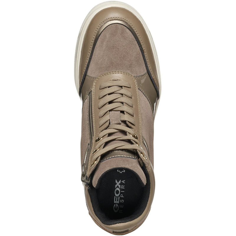 Geox D Maurica Baskets Femme Taupe Foncé