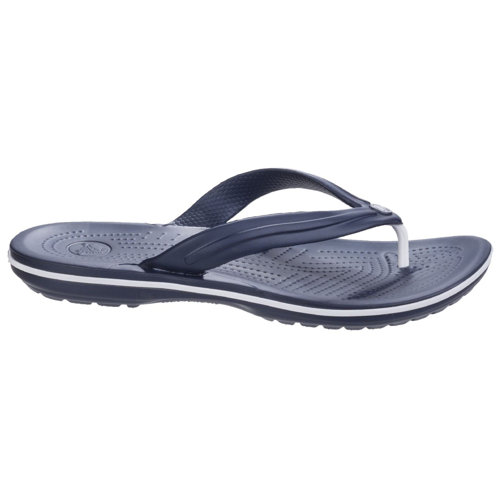 Crocs Crocband Flip chaussons en caoutchouc croslite de couleur bleu marine