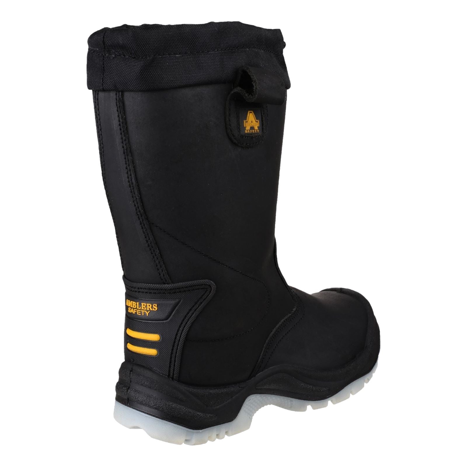 Amblers Safety Bottes De Sécurité Noires En Cuir Fs209