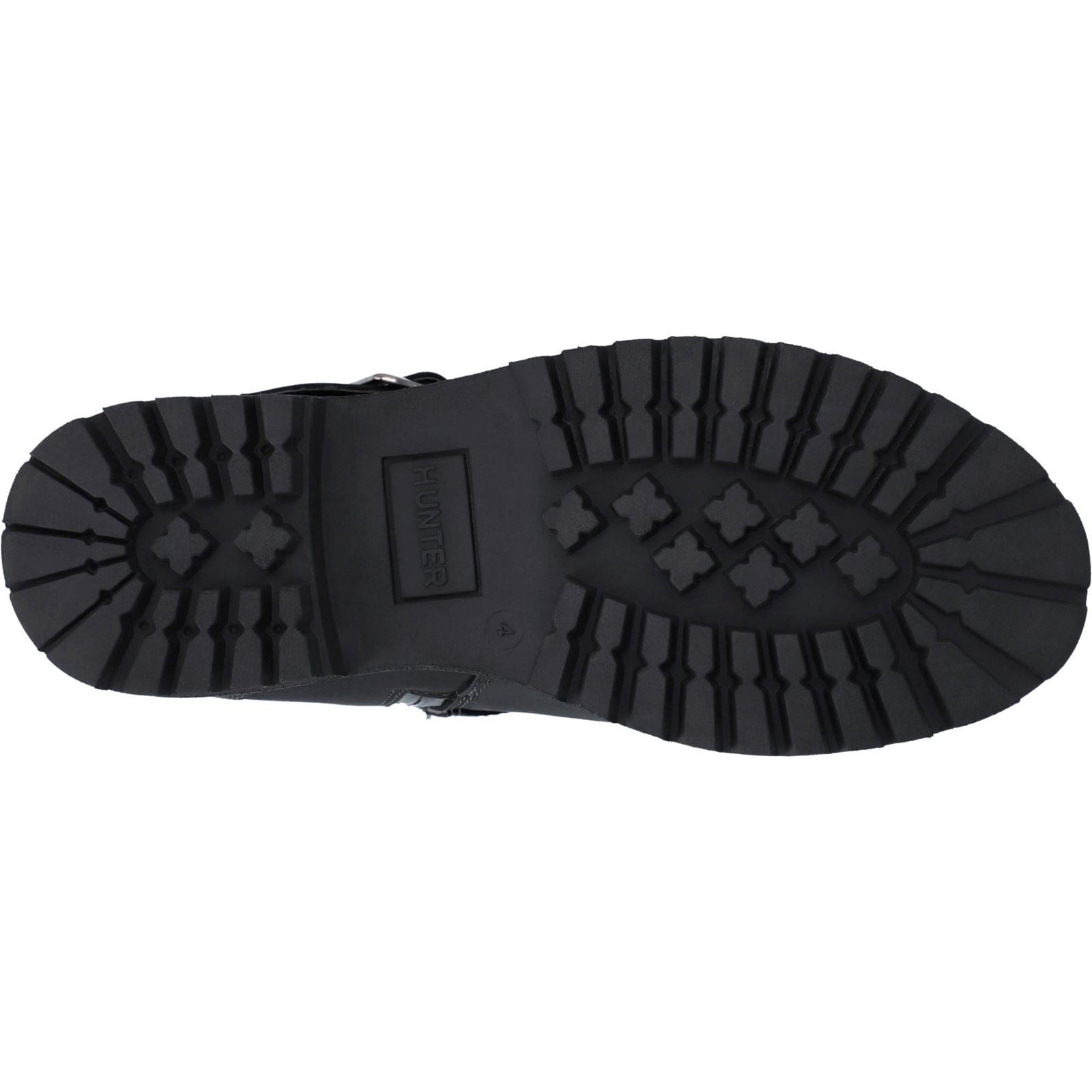 Hunter Ness Bottes Noires En Cuir Pour Femmes