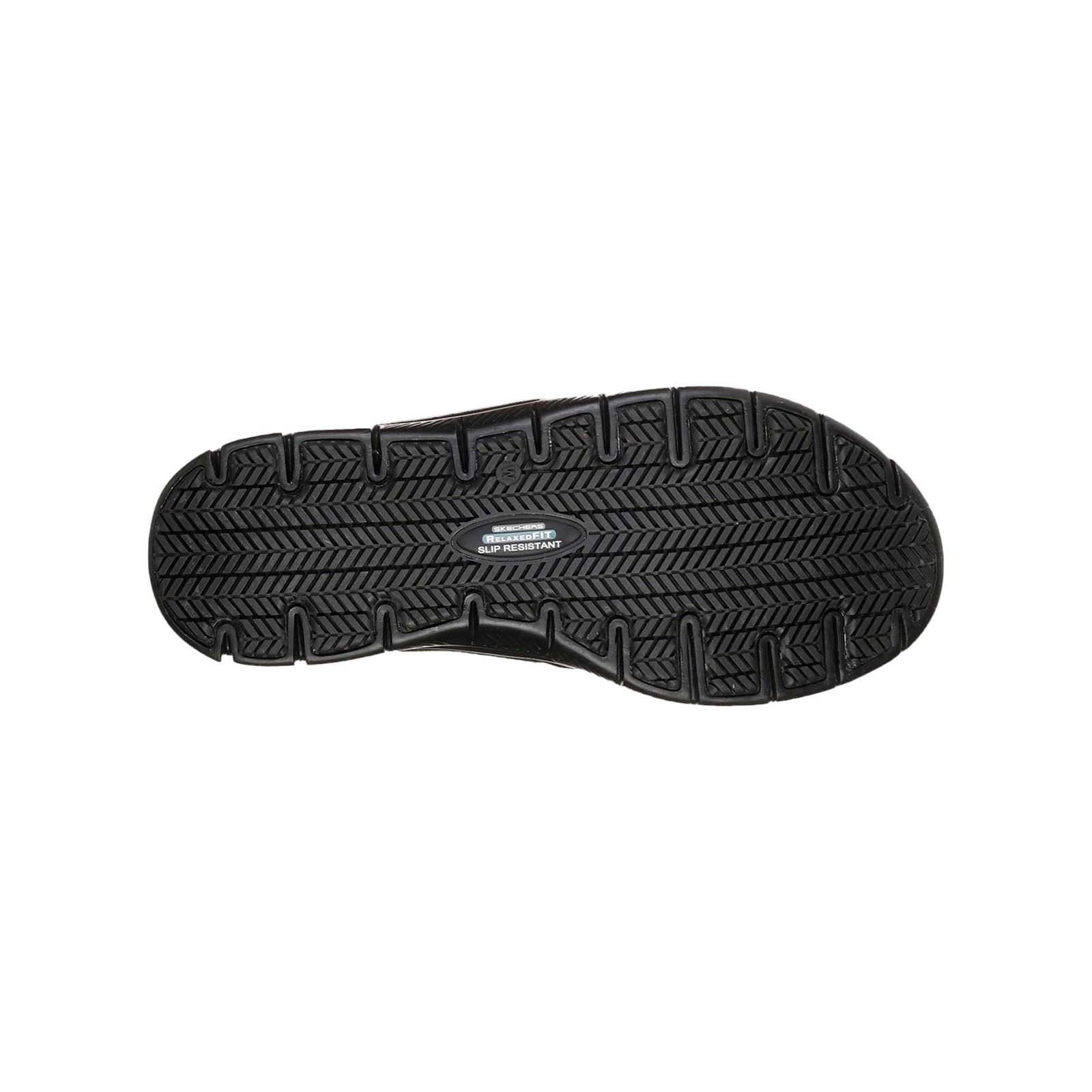 Skechers Workwear Cozard Sr Baskets De Sécurité Noires En Cuir Pour Femmes