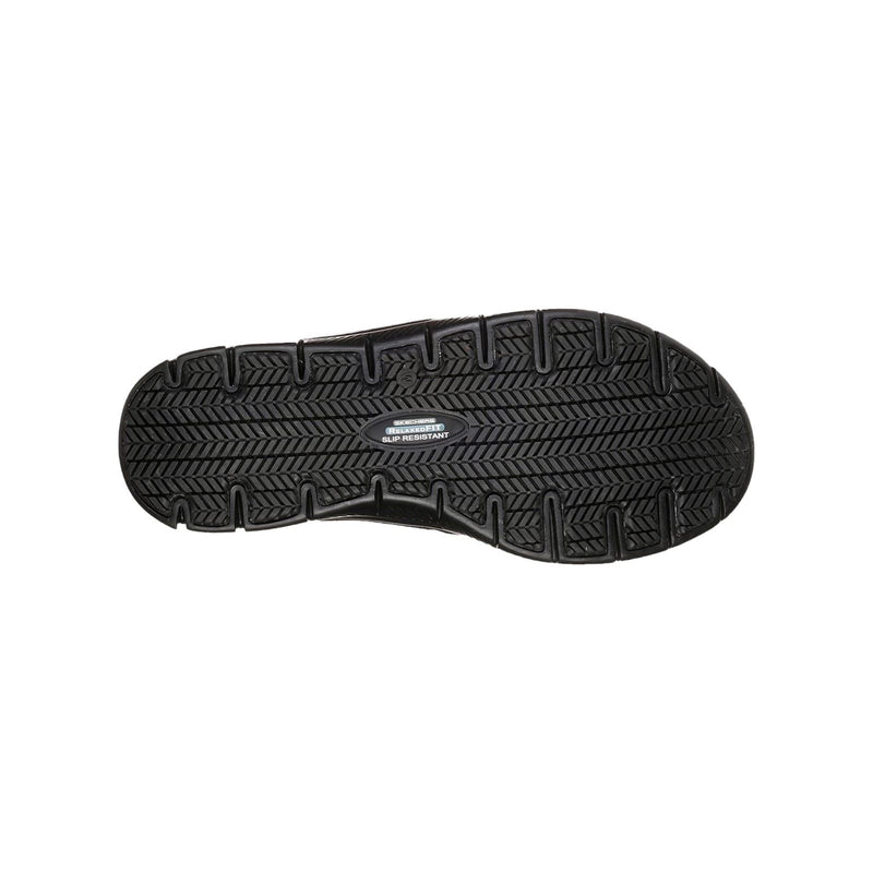 Skechers Workwear Cozard Sr Baskets De Sécurité Noires En Cuir Pour Femmes