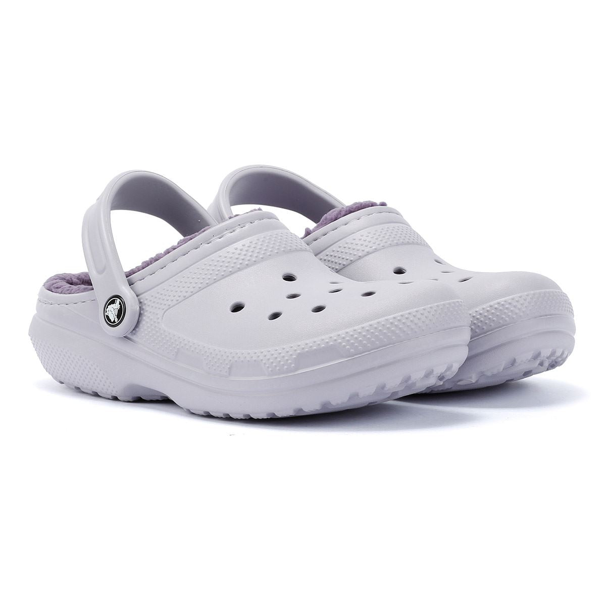 Crocs Classic Lined Sandales Violettes Pour Femmes