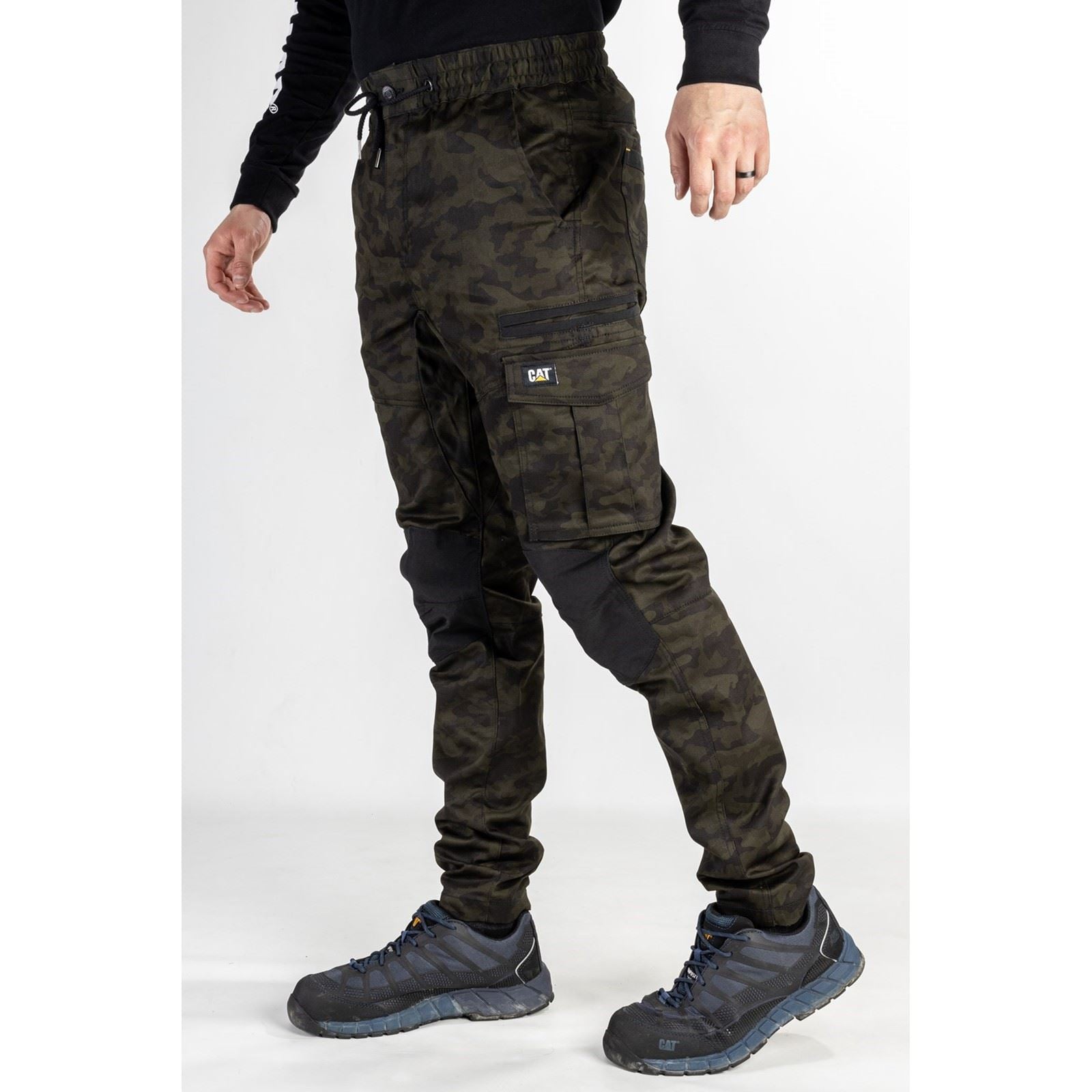 Caterpillar Dynamics Pantalons D'extérieur Pour Hommes En Coton Verts
