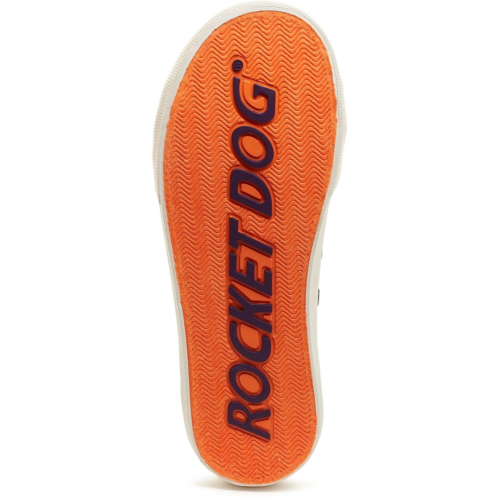 Rocket Dog Jazzin Plus 12A Sneakers Blancs En Coton Pour Femmes