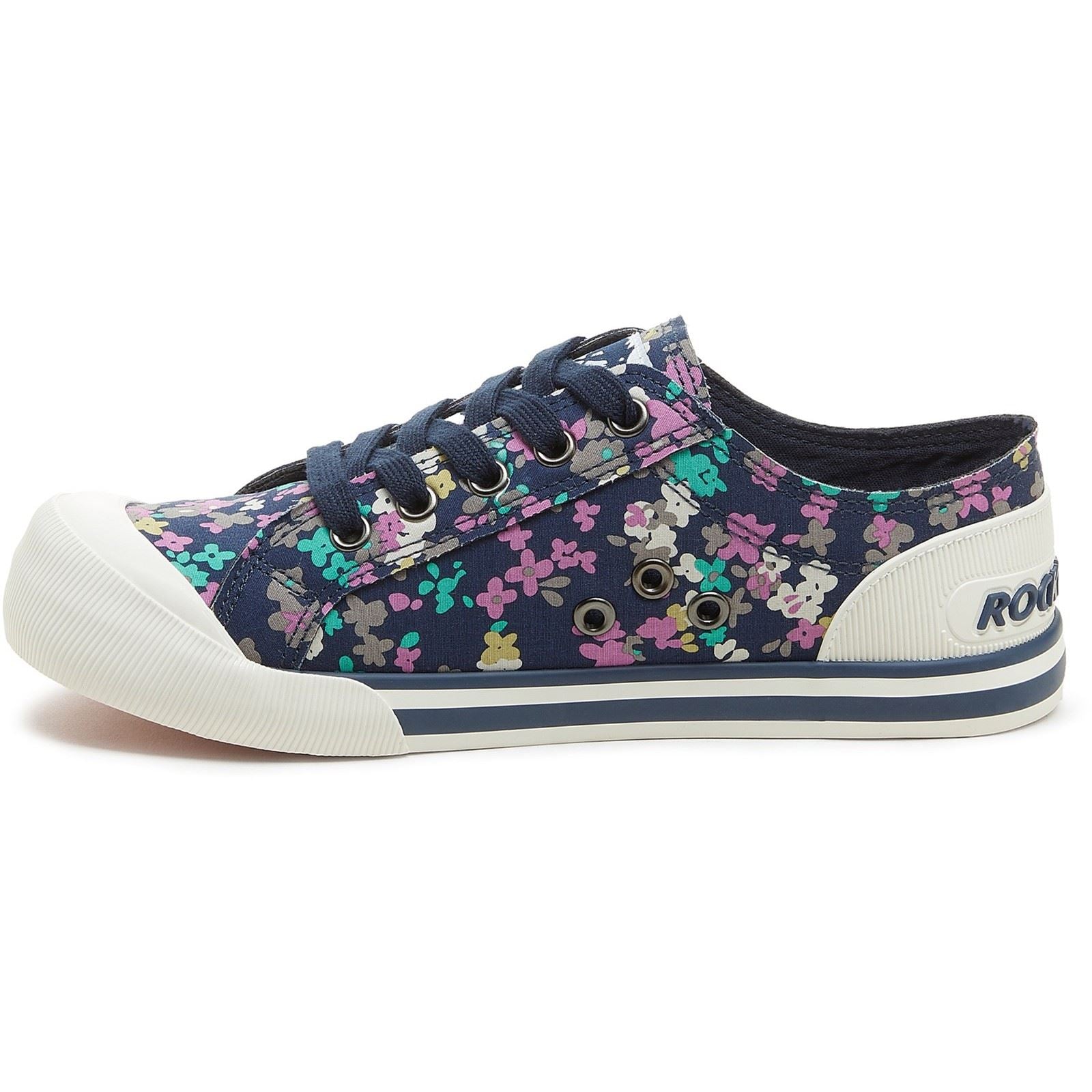 Rocket Dog Jazzin Annie Baskets En Coton Pour Femmes Couleur Navy