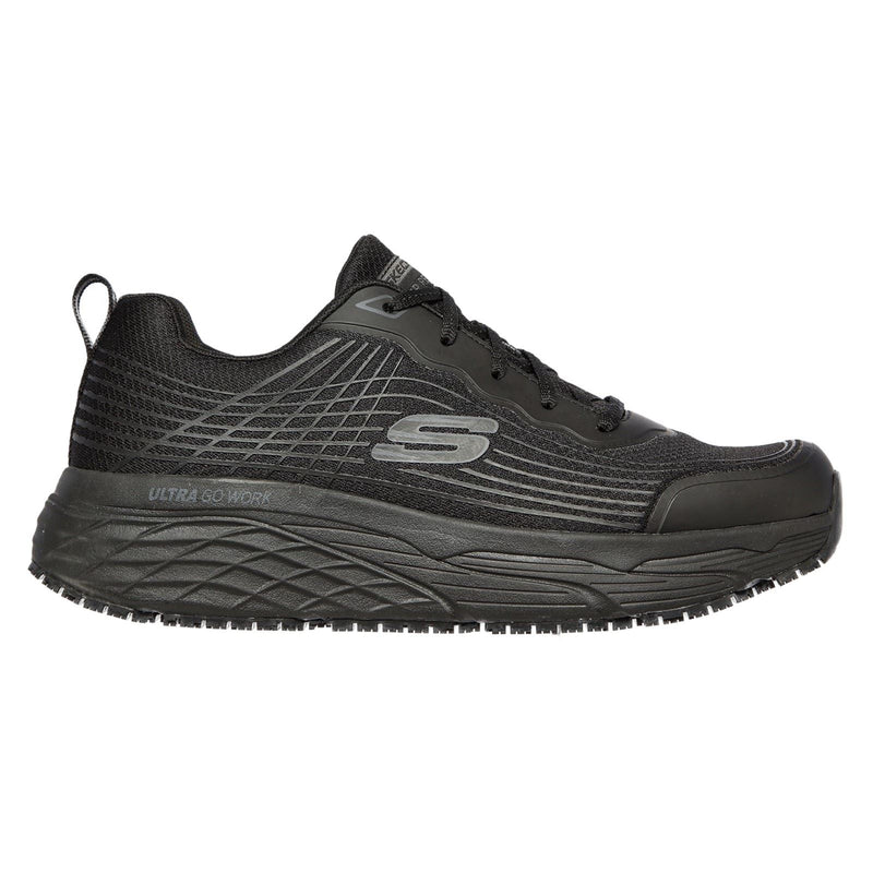 Skechers Workwear Skechers Work Relaxed Fit Baskets De Sécurité Noires Pour Hommes En Textile