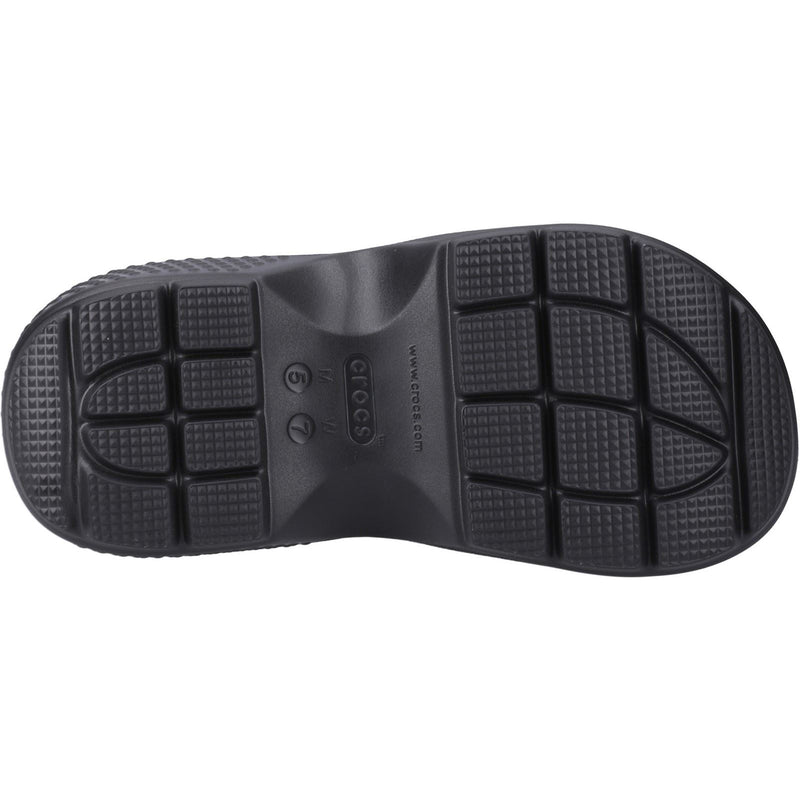 Crocs Stomp Shorty bottes noires pour Femmes en Thermoplastique