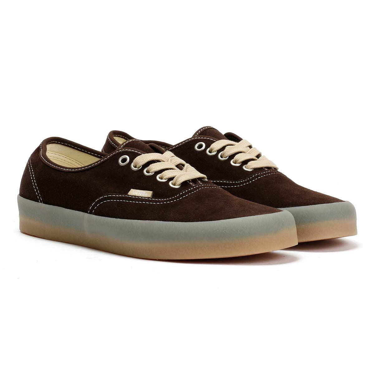 Vans Authentic Crepe Baskets Brunes Pour Hommes En Suède