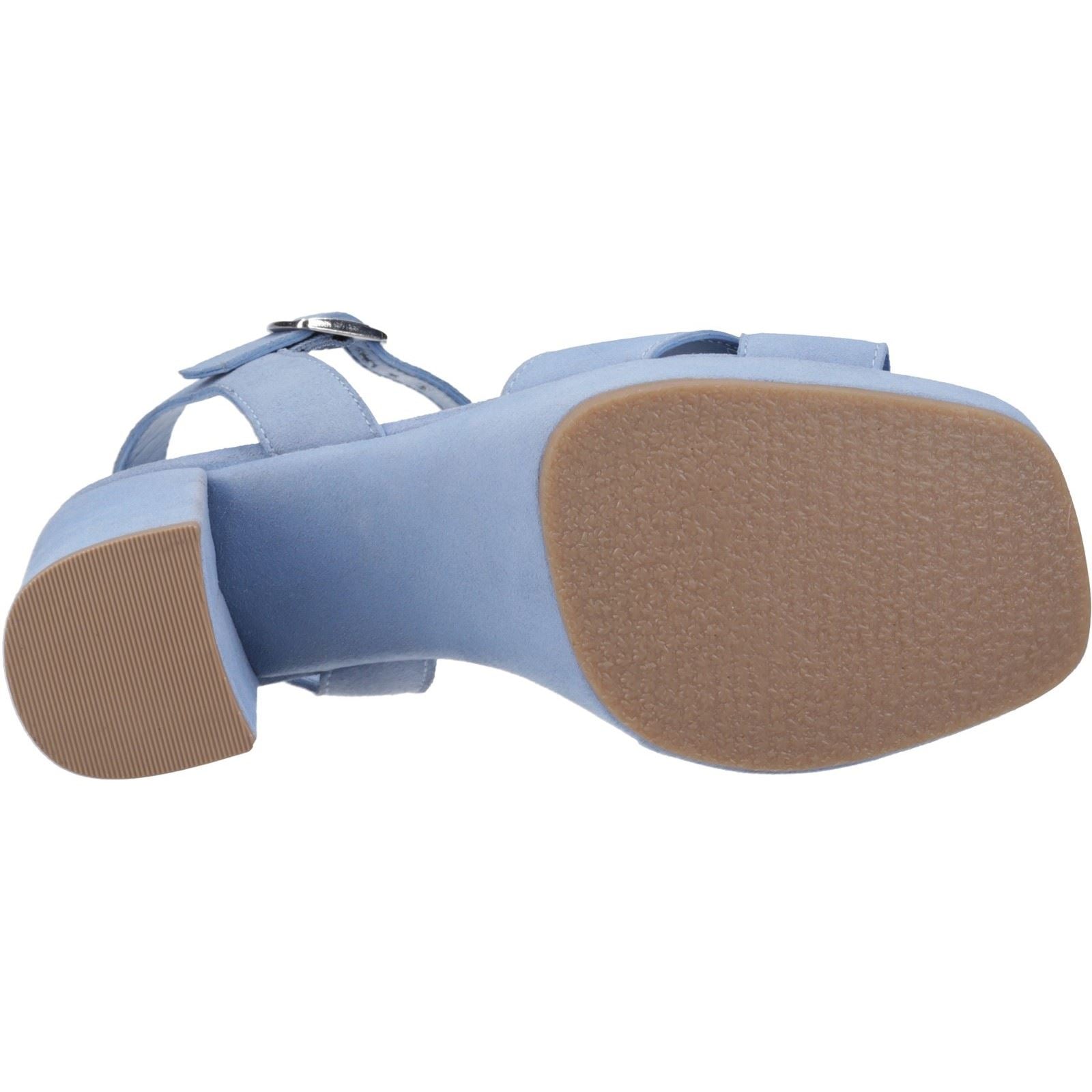 Hush Puppies Ophelia Sandales Bleues Pour Femmes En Suède
