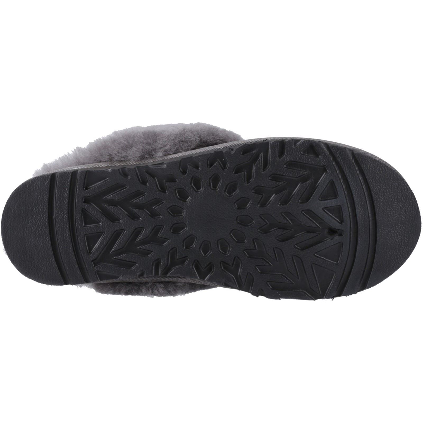 Hush Puppies Samantha Chaussons Gris Pour Femmes En Suède