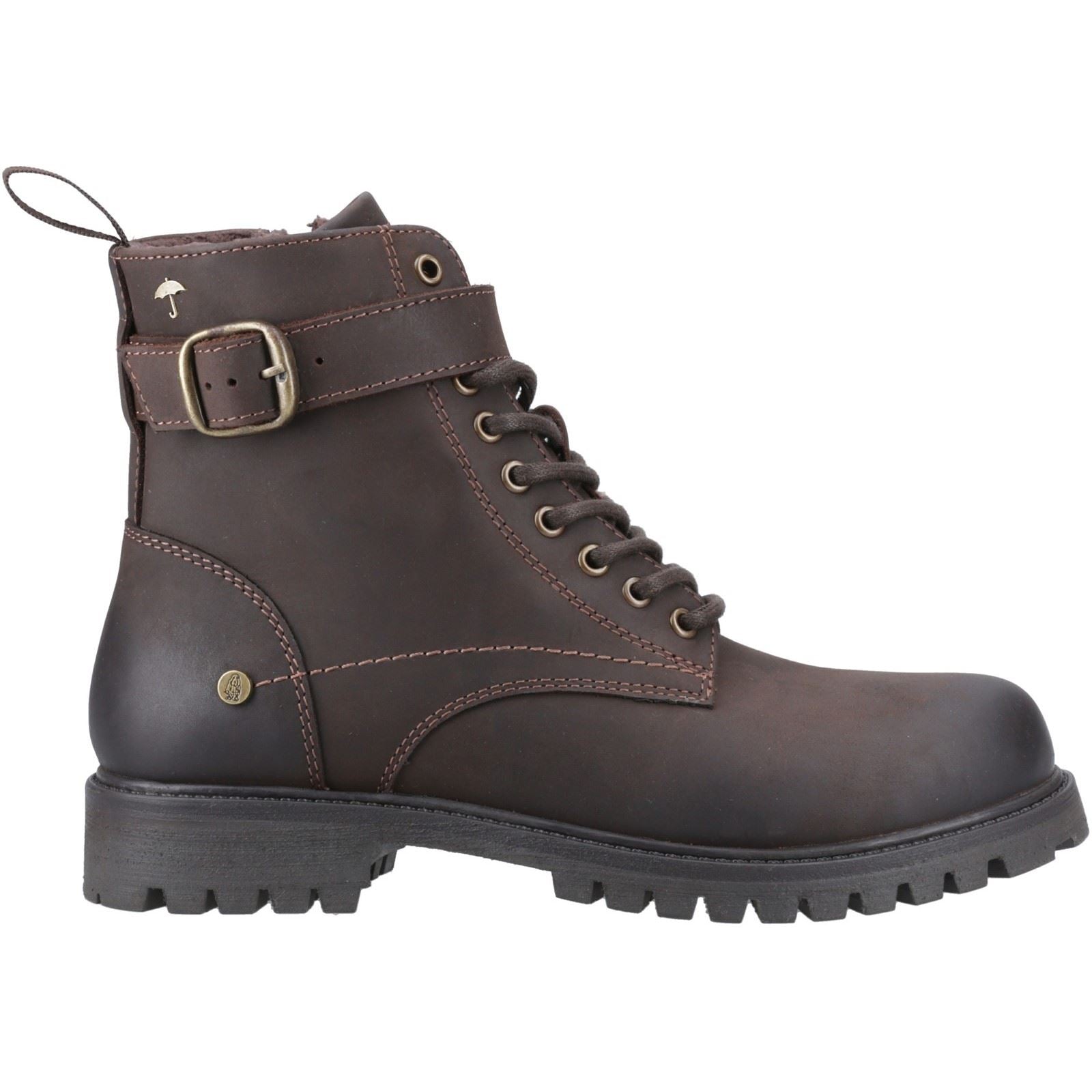 Hush Puppies Wanda Bottes En Cuir Marron Pour Femmes
