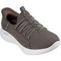 Skechers Relaxed Fit Sport Ballet Chic Baskets En Toile Pour Femmes, Couleur Olive.