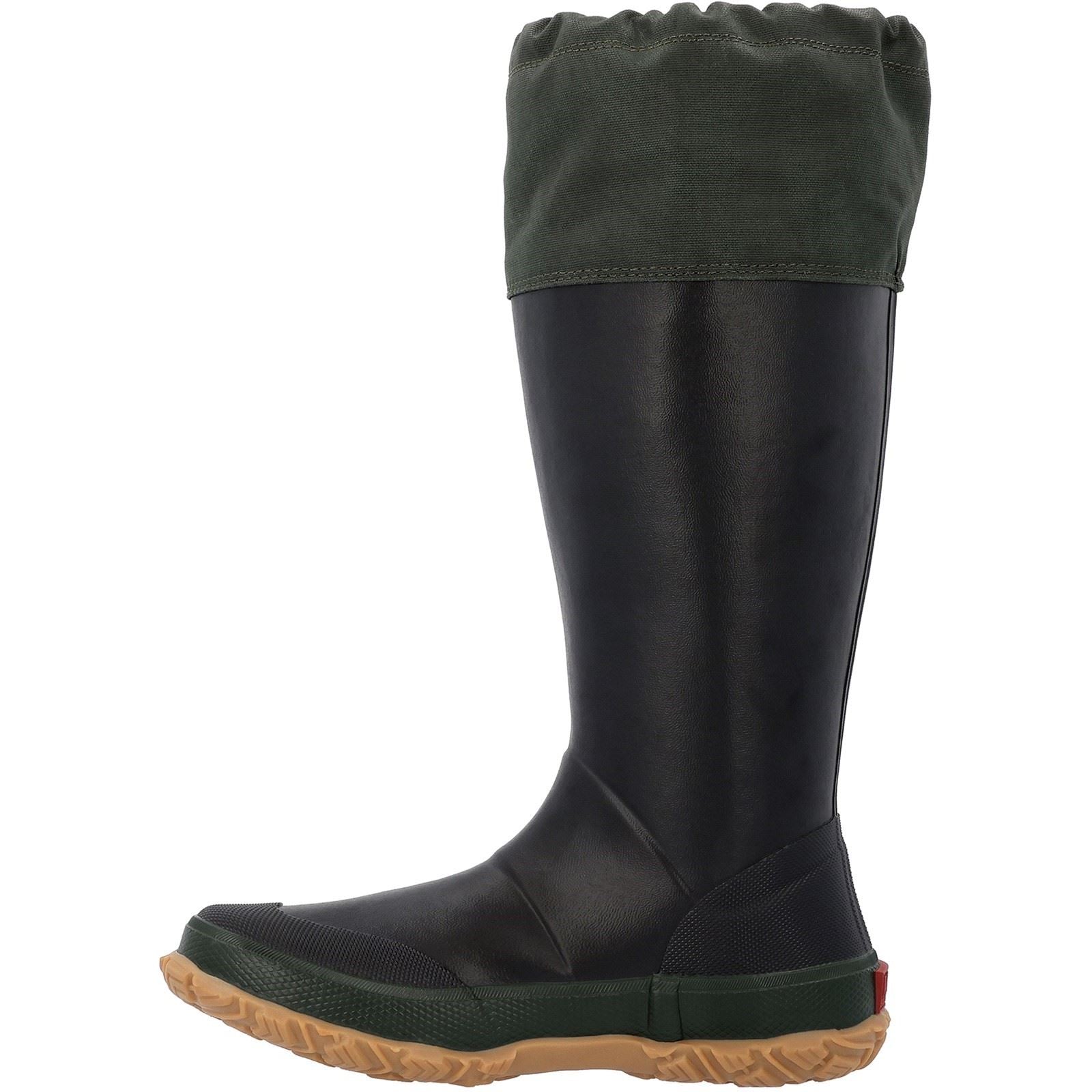 Muck Boots Forager Bottes En Caoutchouc Noir/Vert Mousse