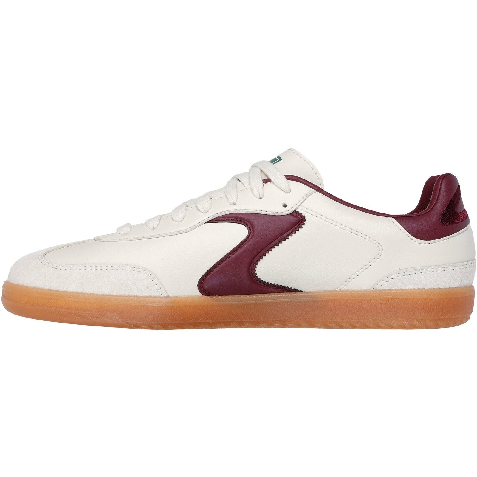 Skechers Hotshot Pyke Sneakers Homme Synthétiques Naturel/Bordeaux