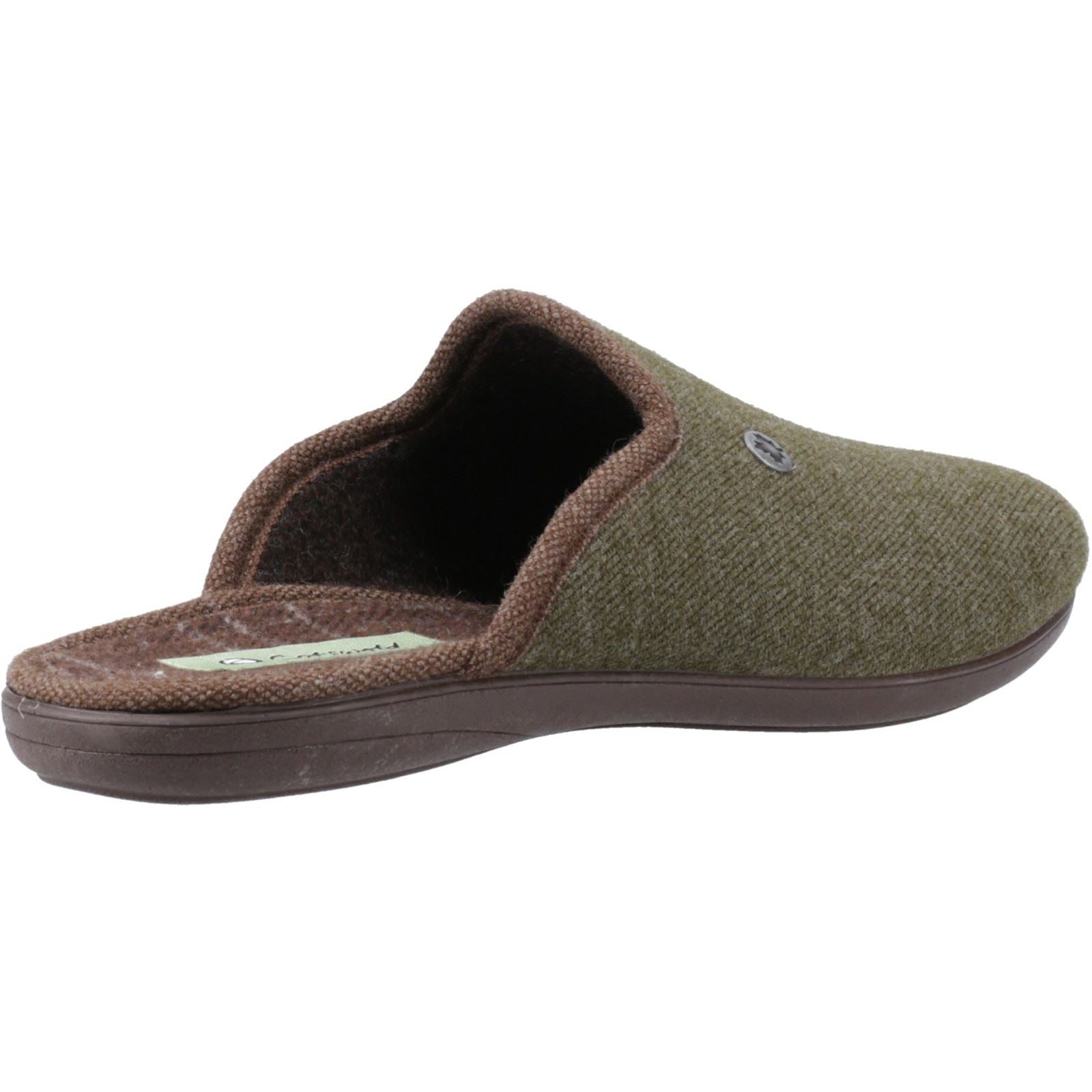 Cotswold Spelsbury Chaussons Homme Kaki En Textile