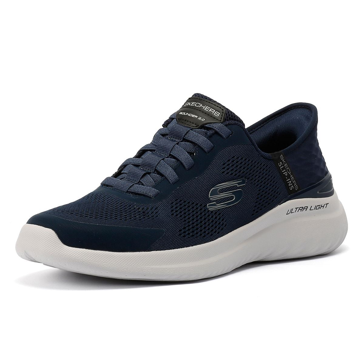 Skechers Bounder 2.0 Emerged Sneakers Bleues Pour Hommes