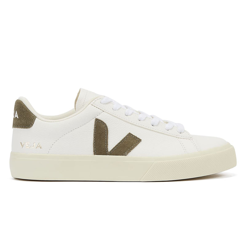 Veja Baskets Pour Femmes Campo Extra Khaki Blanches/Khaki