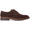 Base London Hatfield Chaussures Richelieu Brunes Brûlées En Cuir Pour Hommes