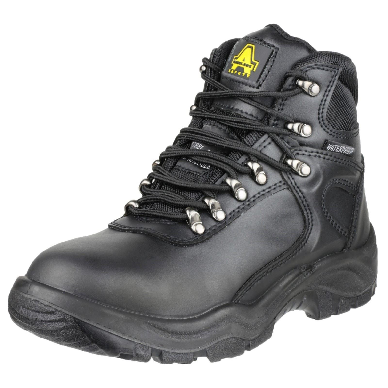 Amblers Safety Bottes De Sécurité En Cuir Noires Fs218