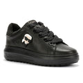 Karl Lagerfeld Kapri Lug Karl NFT Lo Lace Baskets Noires En Cuir Pour Femmes