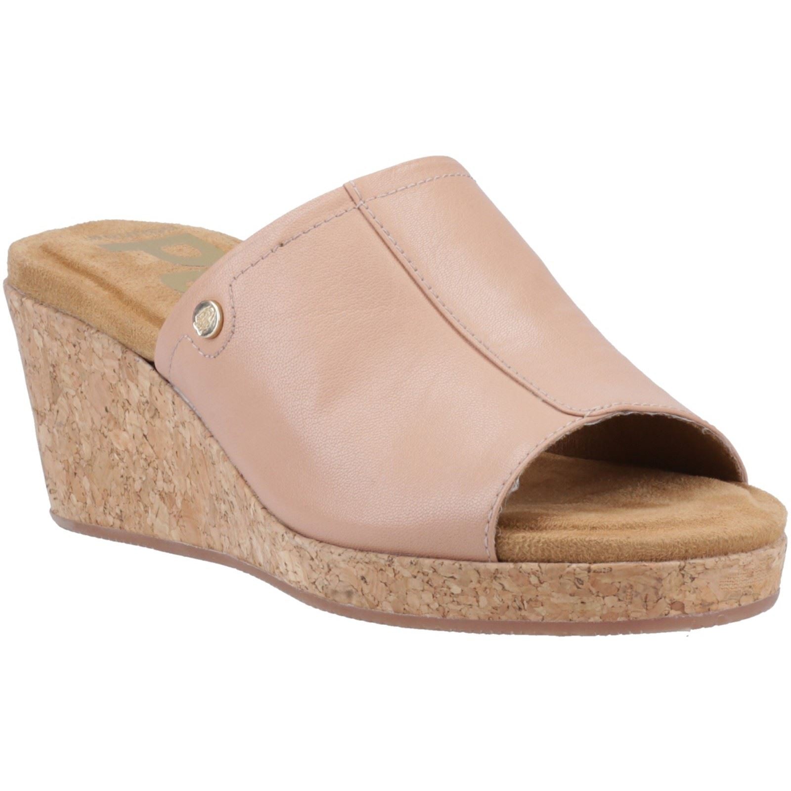 Hush Puppies Willow Féminines En Cuir Café Crème