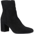 Hush Puppies Octavia Femmes Suède Bottines Noires À Talons