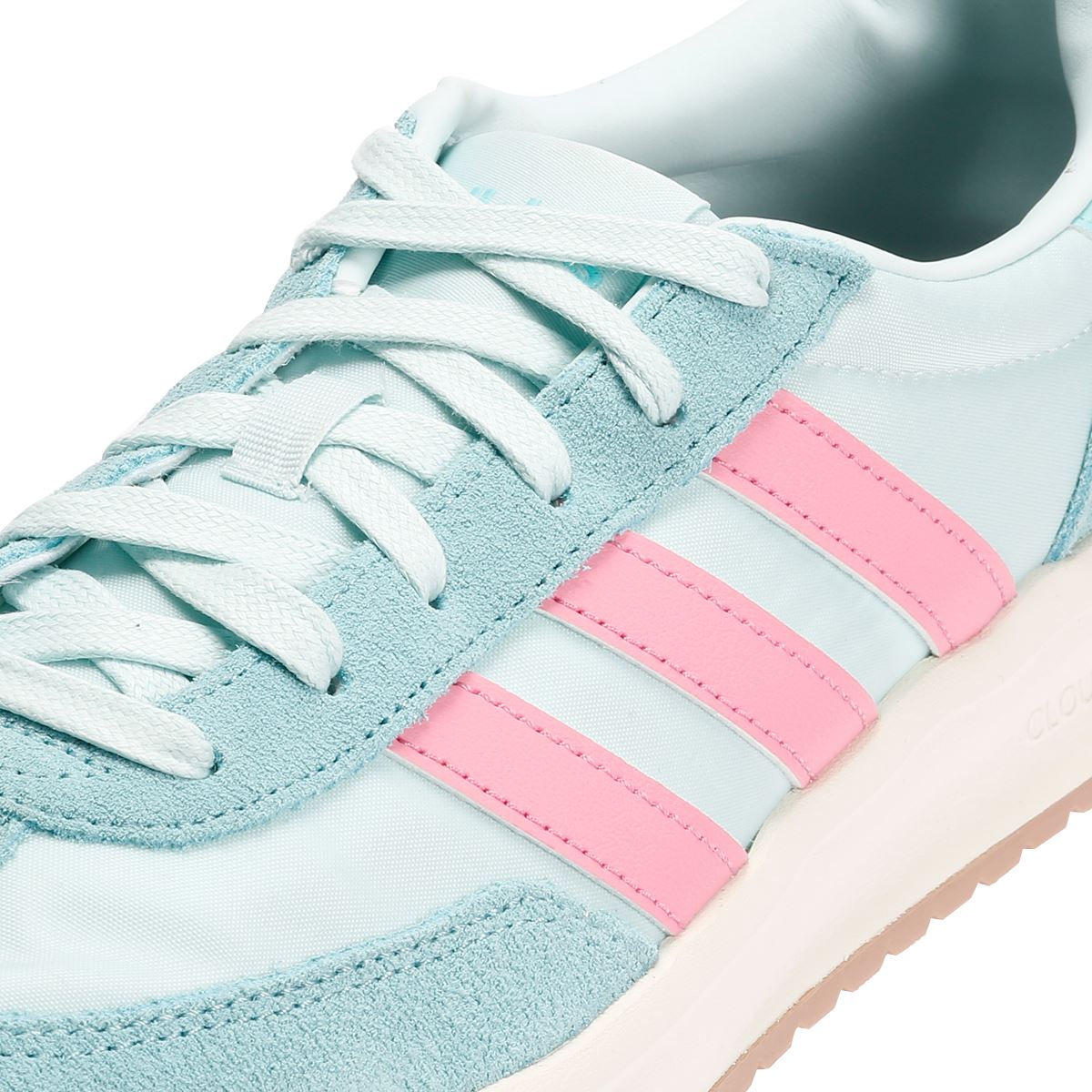Adidas Run 70s 2.0 Baskets Bleues En Cuir Pour Femmes