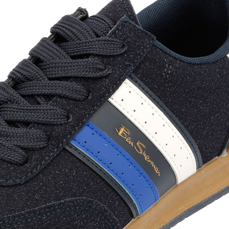 Ben Sherman Sokka Baskets Bleues Pour Hommes