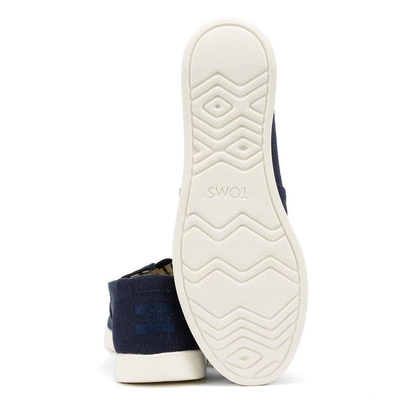 TOMS Alpargata Plus Heritage Espadrilles Bleues En Toile Pour Femmes