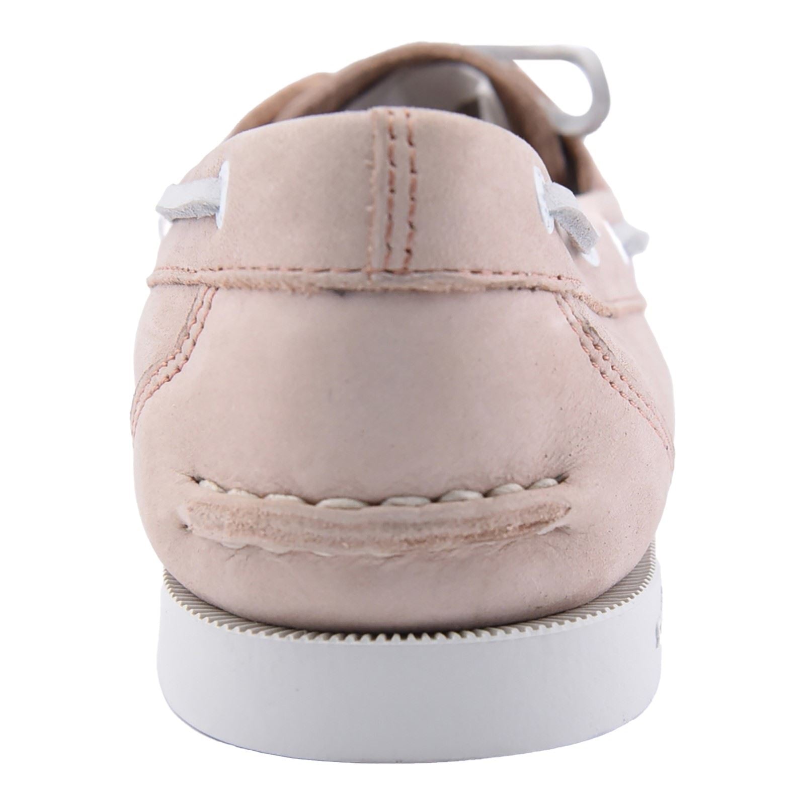 Sperry Authentic 1 Eye Chaussures Bateau Blush En Cuir Pour Femmes