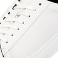 Ben Sherman Ace Cupsole Baskets Blanches En Cuir Pour Hommes