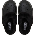 Crocs Classic Fuzz Scuff Sabots Noirs Pour Hommes En Thermoplastique